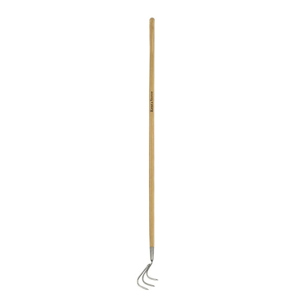 Kent & Stowe Stainless Steel Long 3 Prong Cultivator - DeWaldens Garden Centre