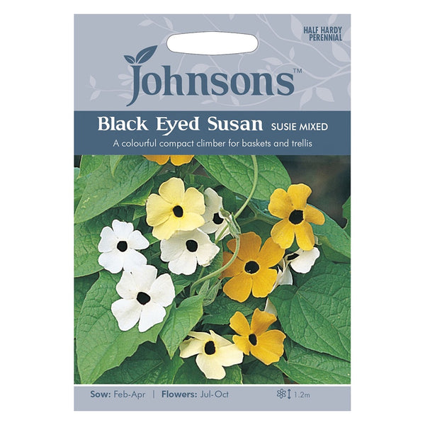 Johnsons Black Eyed Susan Susie Mixed Seeds - DeWaldens Garden Centre