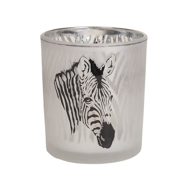 Straits Zebra Tealight Holder - DeWaldens Garden Centre