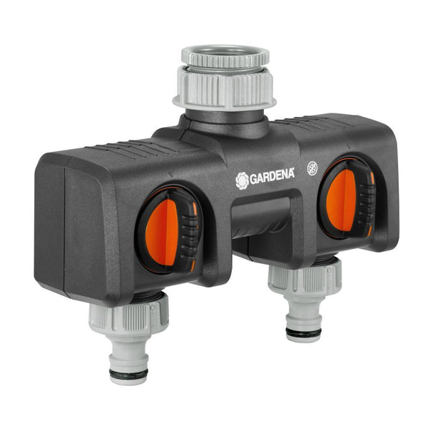 Gardena Twin-Tap Connector - DeWaldens Garden Centre