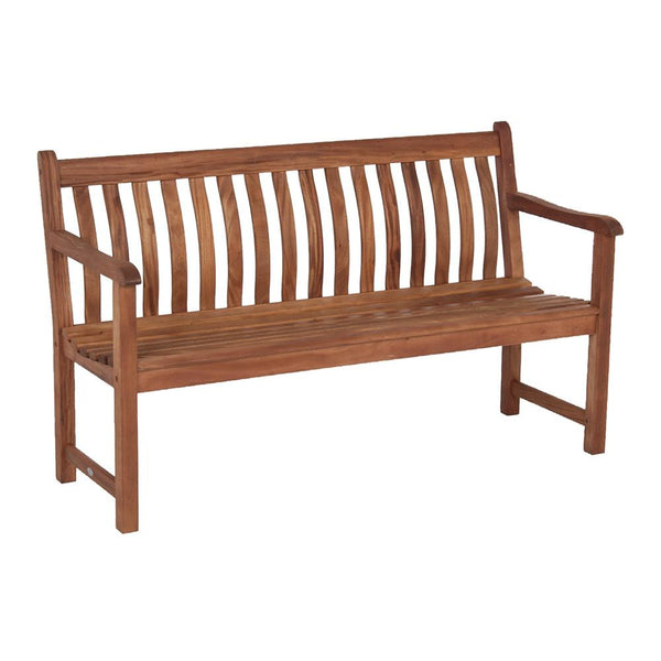 Alexander Rose Cornis Mahogony Wood Broadfield 5ft Bench - DeWaldens Garden Centre