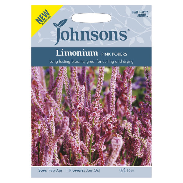 Johnsons Limonium Pink Pokers Seeds - DeWaldens Garden Centre