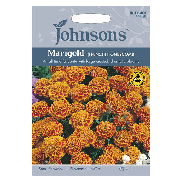 Johnsons Marigold (French) Honeycomb Seeds - DeWaldens Garden Centre