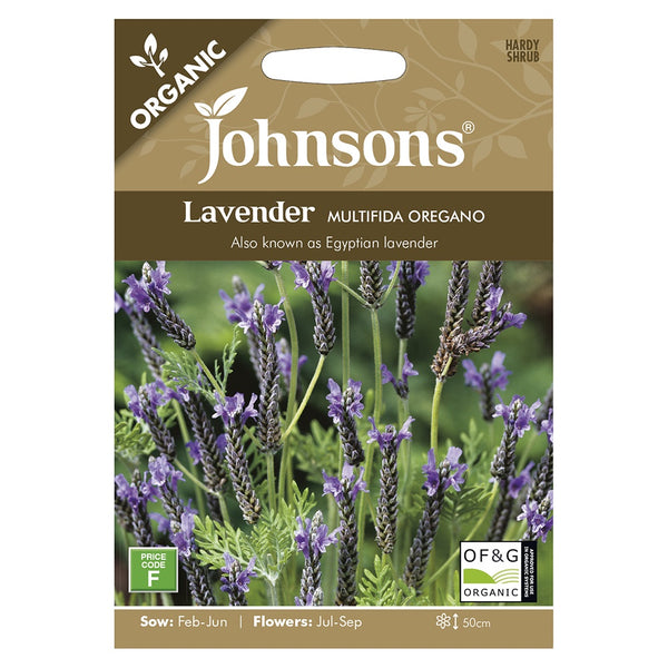 Johnsons Organic Lavender Multifida Oregano Seeds - DeWaldens Garden Centre
