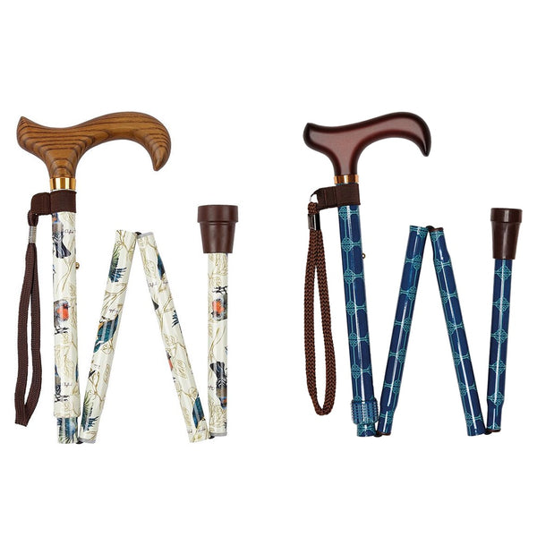 Charles Buyers Folding Adjustable Walking Stick - DeWaldens Garden Centre