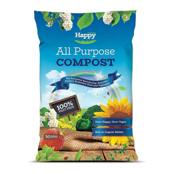Happy Compost All Purpose Compost - DeWaldens Garden Centre