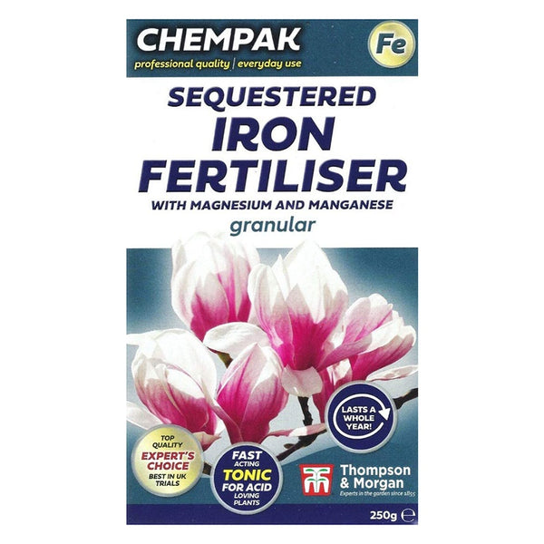 Chempak Sequestered Iron 250g - DeWaldens Garden Centre