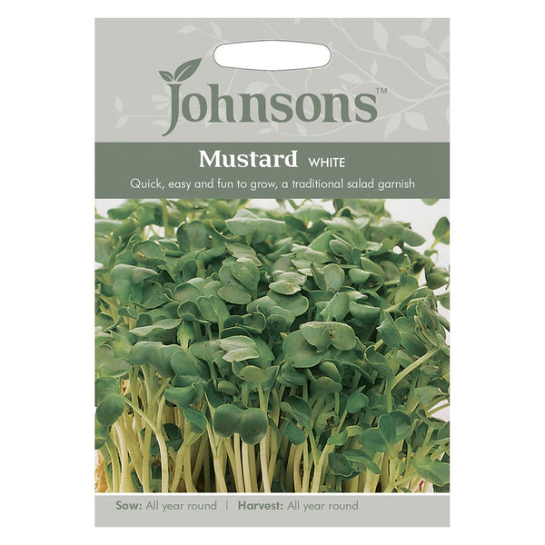 Johnsons Mustard White Seeds - DeWaldens Garden Centre