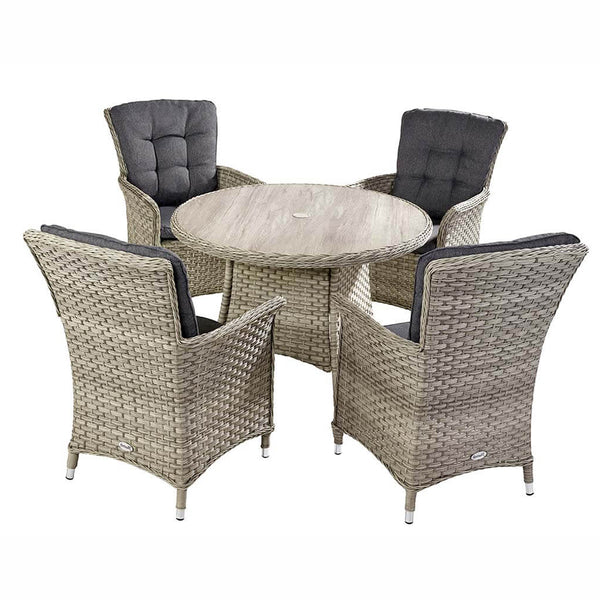 Heritage Tuscan 4 Seat Round Set - DeWaldens Garden Centre