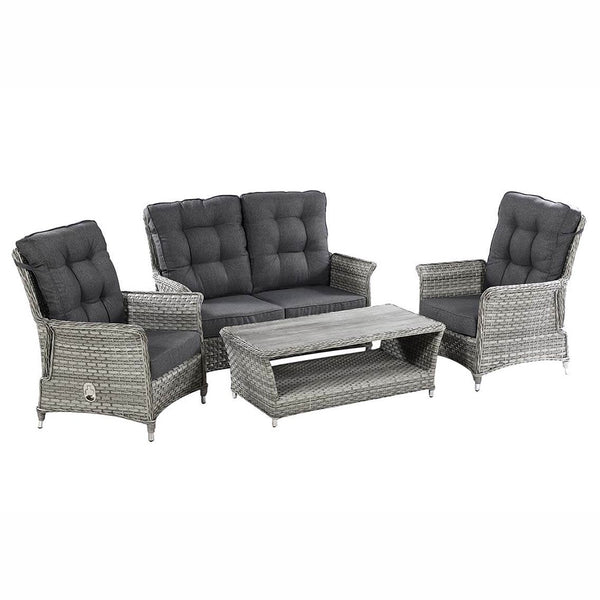 Heritage Tuscan Reclining Lounge Set - DeWaldens Garden Centre