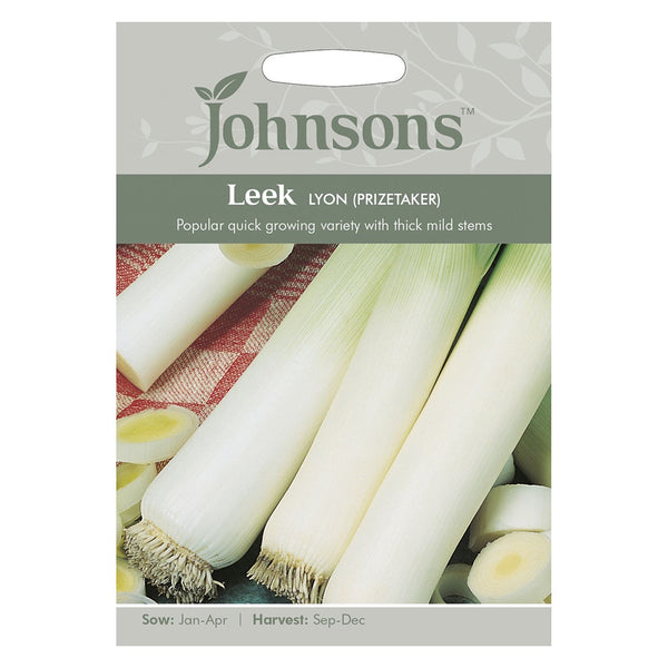 Johnsons Leek Lyon (Prizetaker) Seeds - DeWaldens Garden Centre