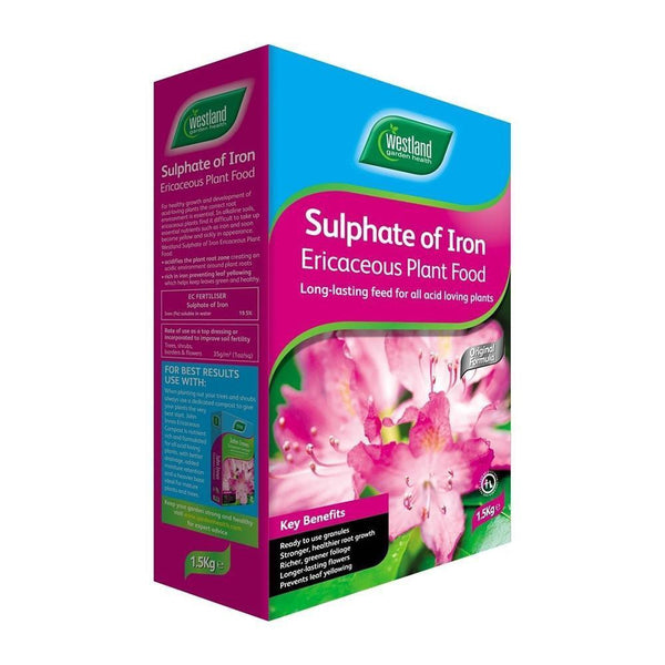 Westland Sulphate of Iron Ericaceous Plant Food 1.5kg - DeWaldens Garden Centre