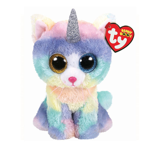 Ty Beanie Boos - Heather Cat With Horn - DeWaldens Garden Centre