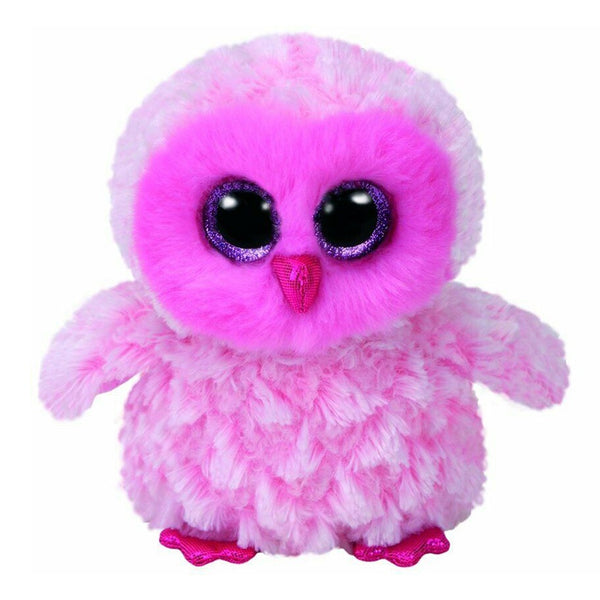 Ty Beanie Boos - Twiggy Pink Owl - DeWaldens Garden Centre
