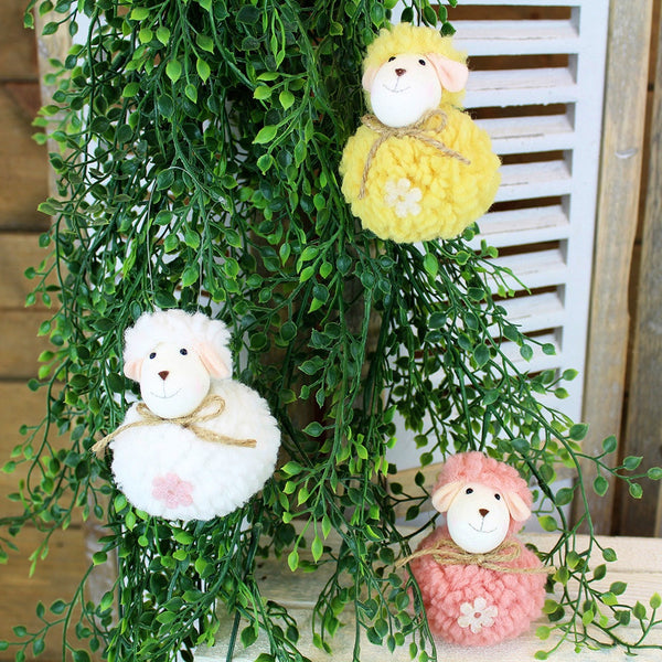 Sheep Round Hanger - DeWaldens Garden Centre