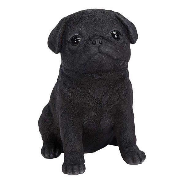 Vivid Arts Puppy Pals - Black Pug - DeWaldens Garden Centre