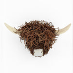 Wall Mounted Highland Cow - DeWaldens Garden Centre