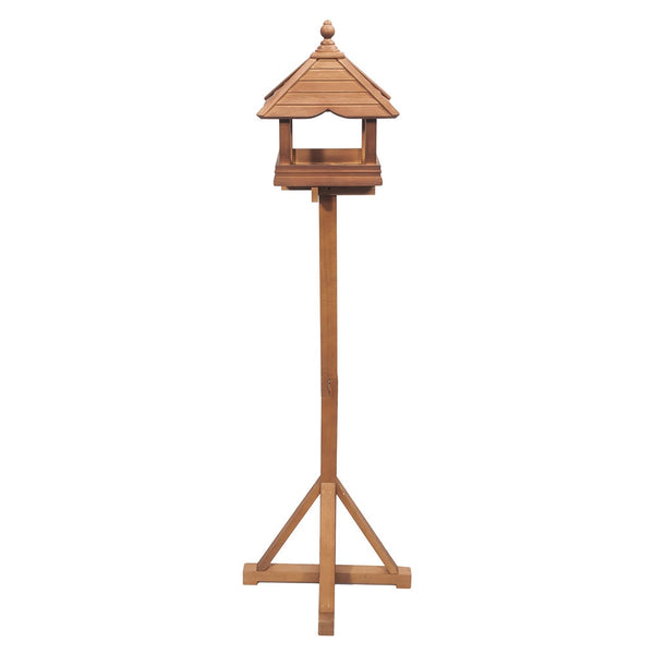 Henry Bell Newark Wooden Bird Table - DeWaldens Garden Centre