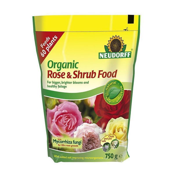 Neudorff Organic Rose & Shrub Plant Food 1.25kg - DeWaldens Garden Centre