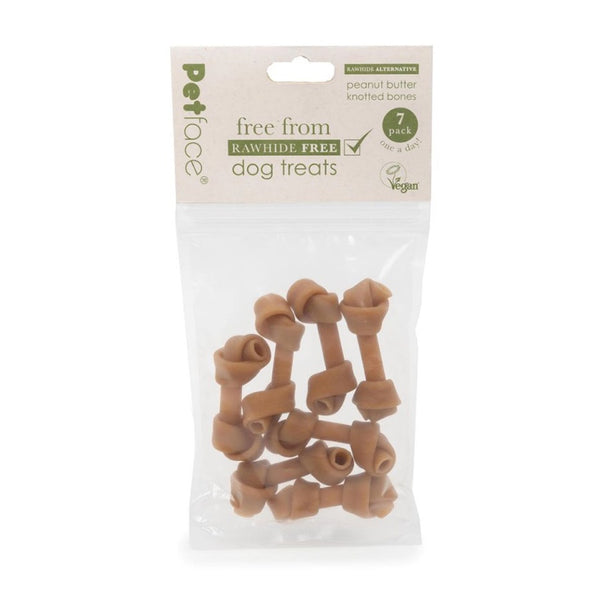 Petface Rawhide Free Peanut Butter Vegan Dog Chews - DeWaldens Garden Centre