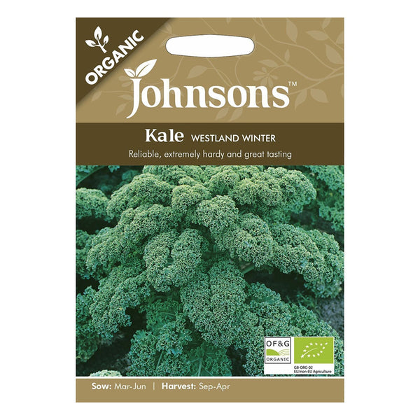 Johnsons Organic Kale Westland Winter Seeds - DeWaldens Garden Centre