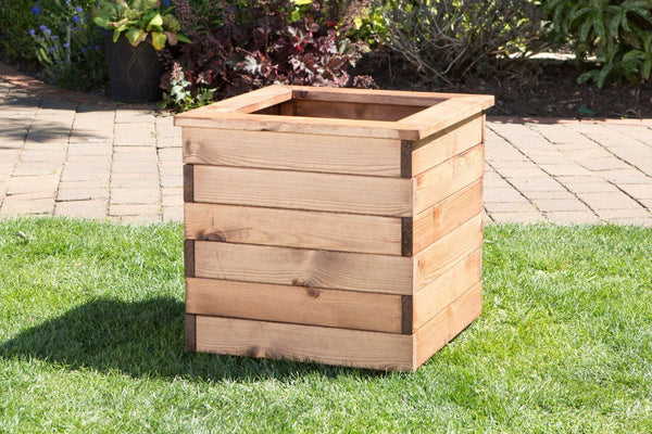 Large Wooden Planter - DeWaldens Garden Centre