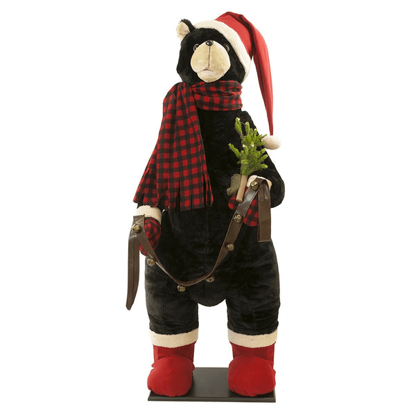 Festive Musical Inflatable Bear - DeWaldens Garden Centre