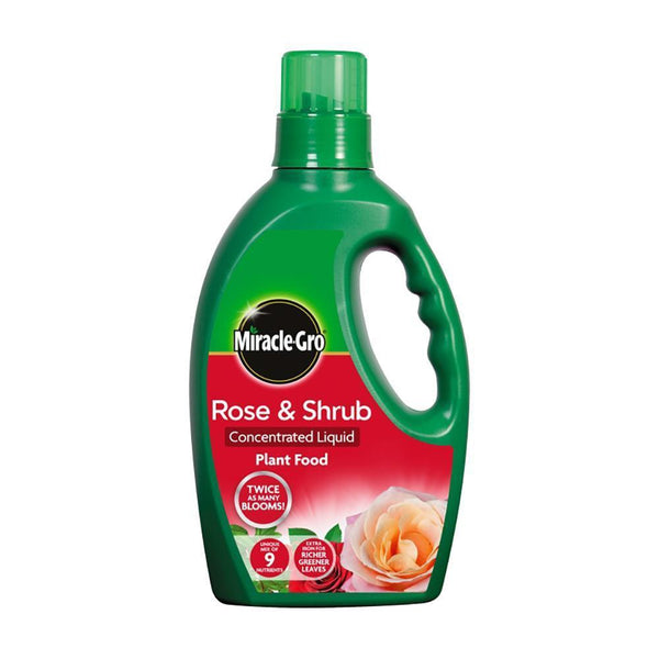 Miracle Gro Rose & Shrub Food 1L - DeWaldens Garden Centre