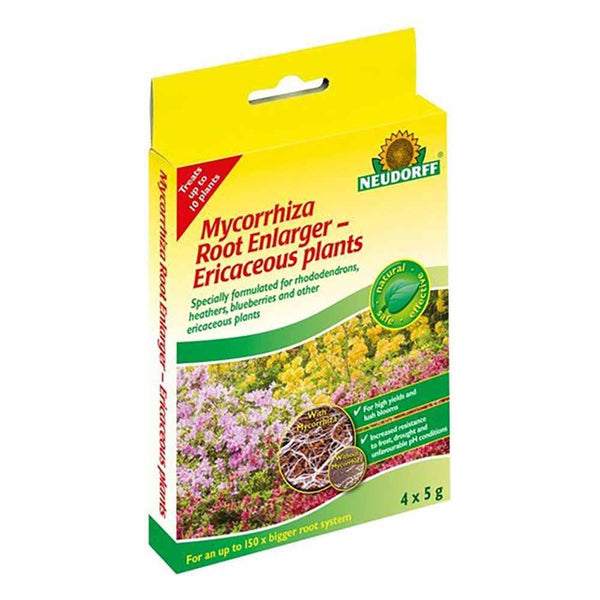 Neudorff Mycorrhiza Root Enlarger - Ericaceaous Plants 4 x 5g - DeWaldens Garden Centre