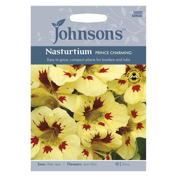 Johnsons Nasturtium Prince Charming Seeds - DeWaldens Garden Centre