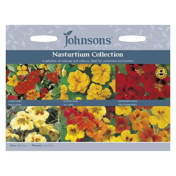 Johnsons Nasturtium Collection Seeds - DeWaldens Garden Centre