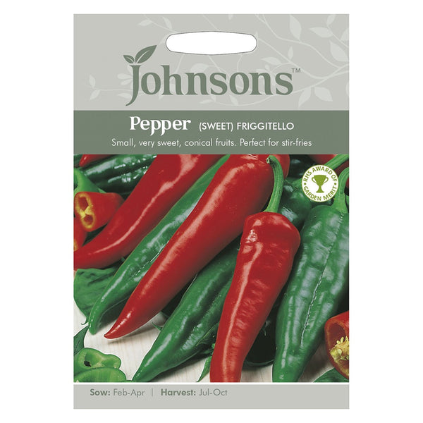 Johnsons Pepper (Sweet) Friggitello Seeds - DeWaldens Garden Centre