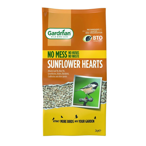 Gardman Sunflower Hearts | 4kg | DeWaldens Garden Centre