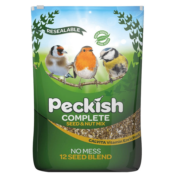 Peckish Complete Seed & Nut Mix | 12 seed blend | 12.75 kg | DeWaldens Garden Centre