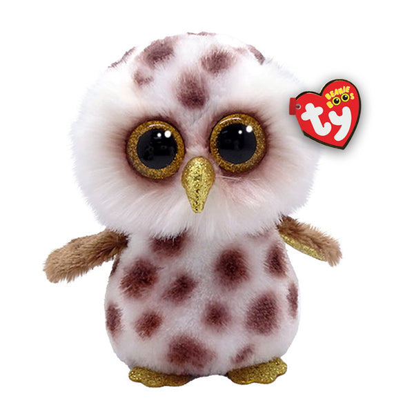 Ty Beanie Boos - Whoolie Spotted Owl - DeWaldens Garden Centre