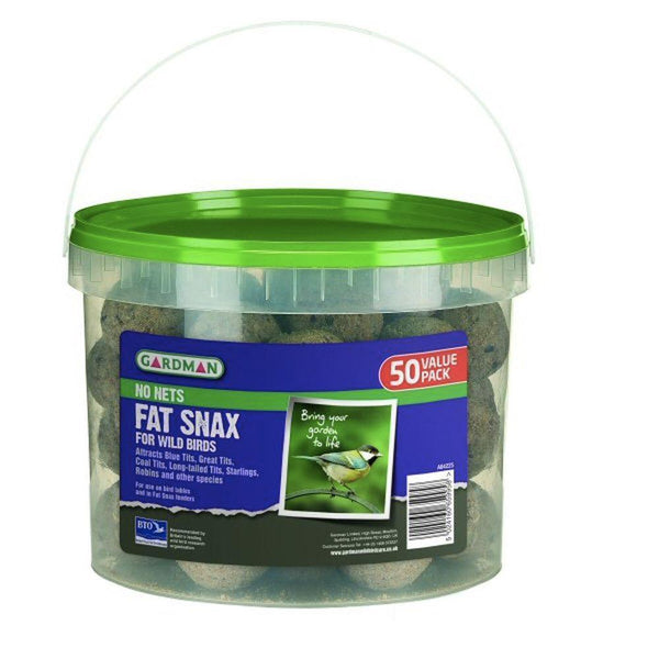 Gardman High Energy Fat Snax 50 Tub - DeWaldens Garden Centre