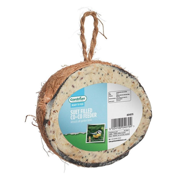 Gardman Suet Filled Co-Co Feeder - DeWaldens Garden Centre