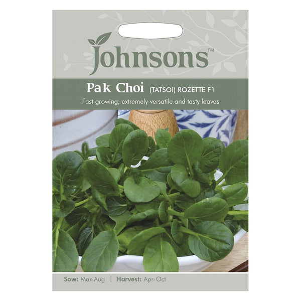Johnsons Pak Choi (Tatsoi) Rozette F1 Seeds - DeWaldens Garden Centre