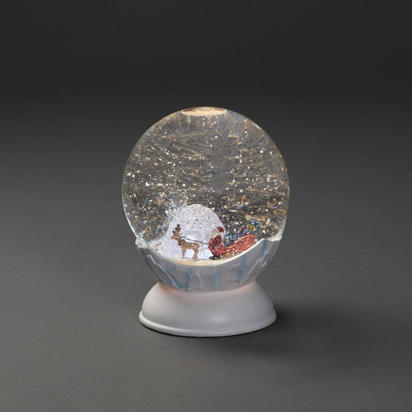 Konstsmide Water Lantern Globe | Santa at Igloo | DeWaldens Garden Centre