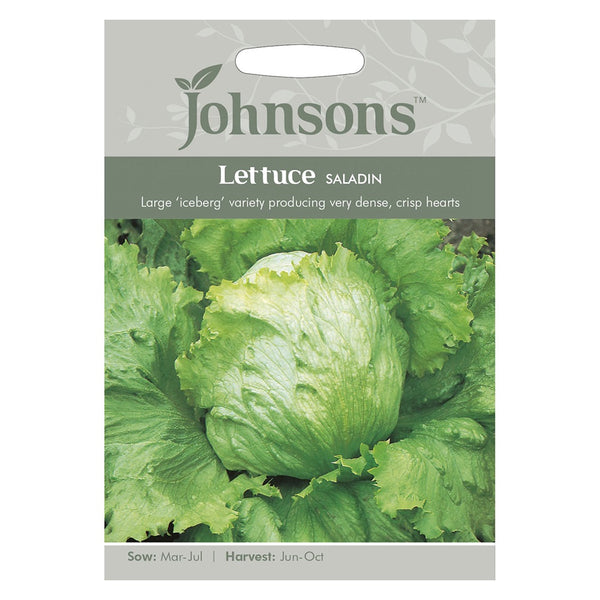 Johnsons Lettuce Saladin Seeds - DeWaldens Garden Centre