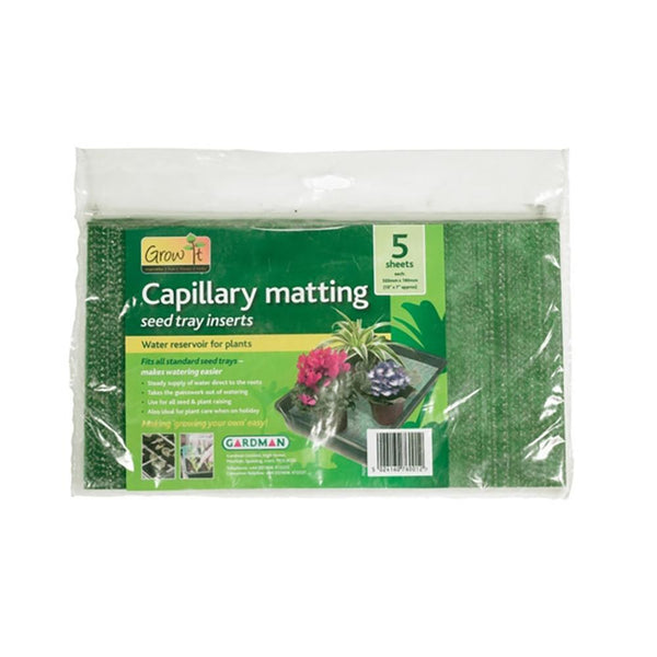 Grow It Capillary Matting Seed Tray Inserts 5 pack - DeWaldens Garden Centre