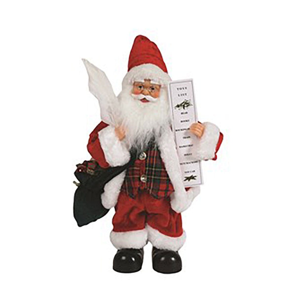 Straits Animated Musical Santa 32.5cm - DeWaldens Garden Centre