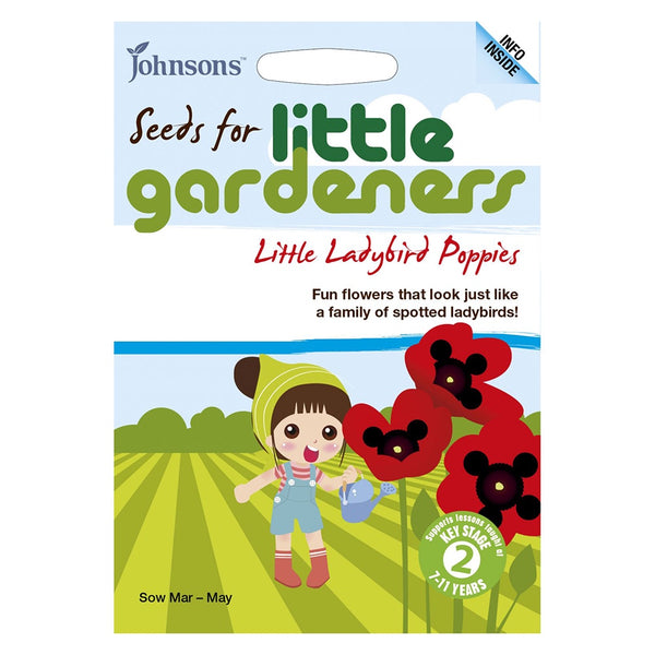 Johnsons Little Ladybird Poppies Seeds - DeWaldens Garden Centre