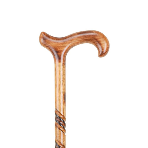 Charles Buyers Derby Carved Walking Stick - DeWaldens Garden Centre