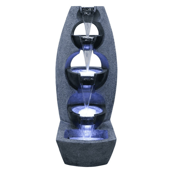 Chester Stacked Bowls Water Feature - DeWaldens Garden Centre