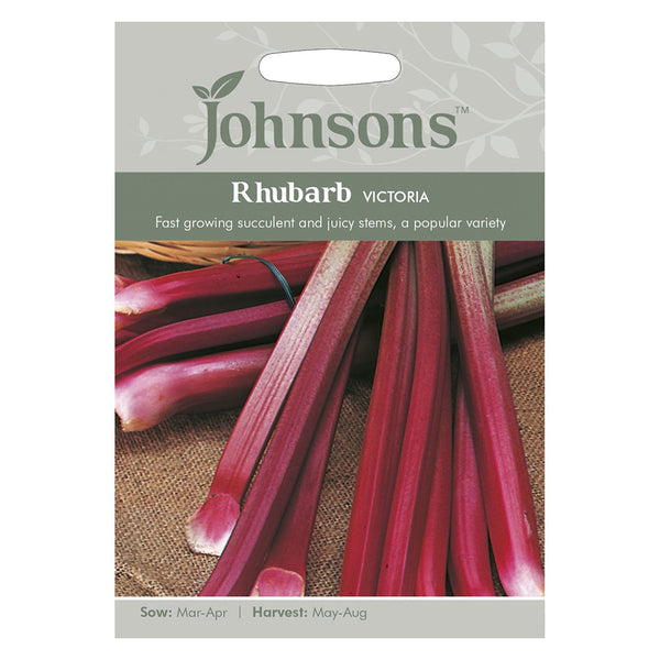 Johnsons Rhubarb Victoria Seeds - DeWaldens Garden Centre