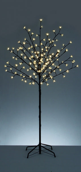 Premier 5ft (150cm) 150 Multicolour LED Cherry Tree - DeWaldens Garden Centre