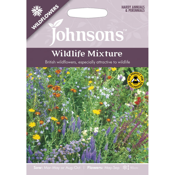 Johnsons Wildflower Wildlife Mixture Seeds - DeWaldens Garden Centre