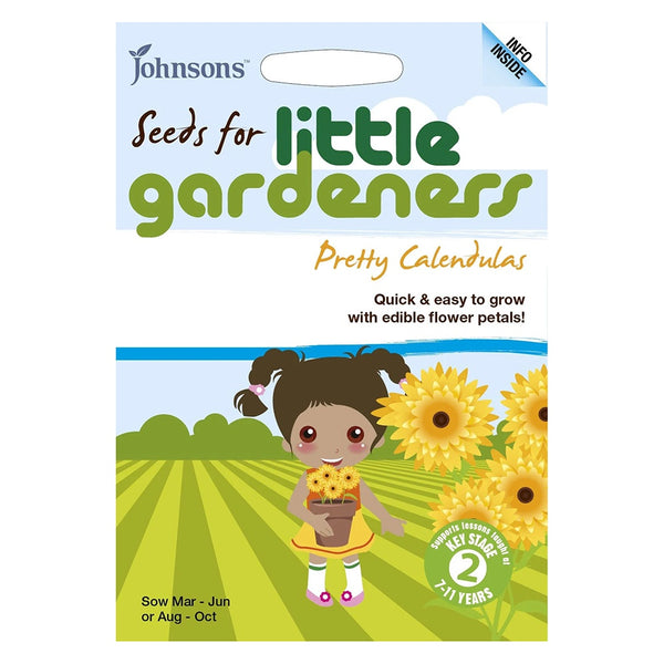 Johnsons Pretty Calendulas Seeds - DeWaldens Garden Centre