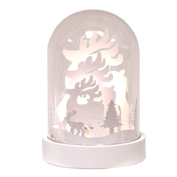 Straits LED Dome Reindeer 18cm - DeWaldens Garden Centre